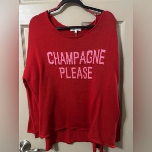 Champagne Please sweater